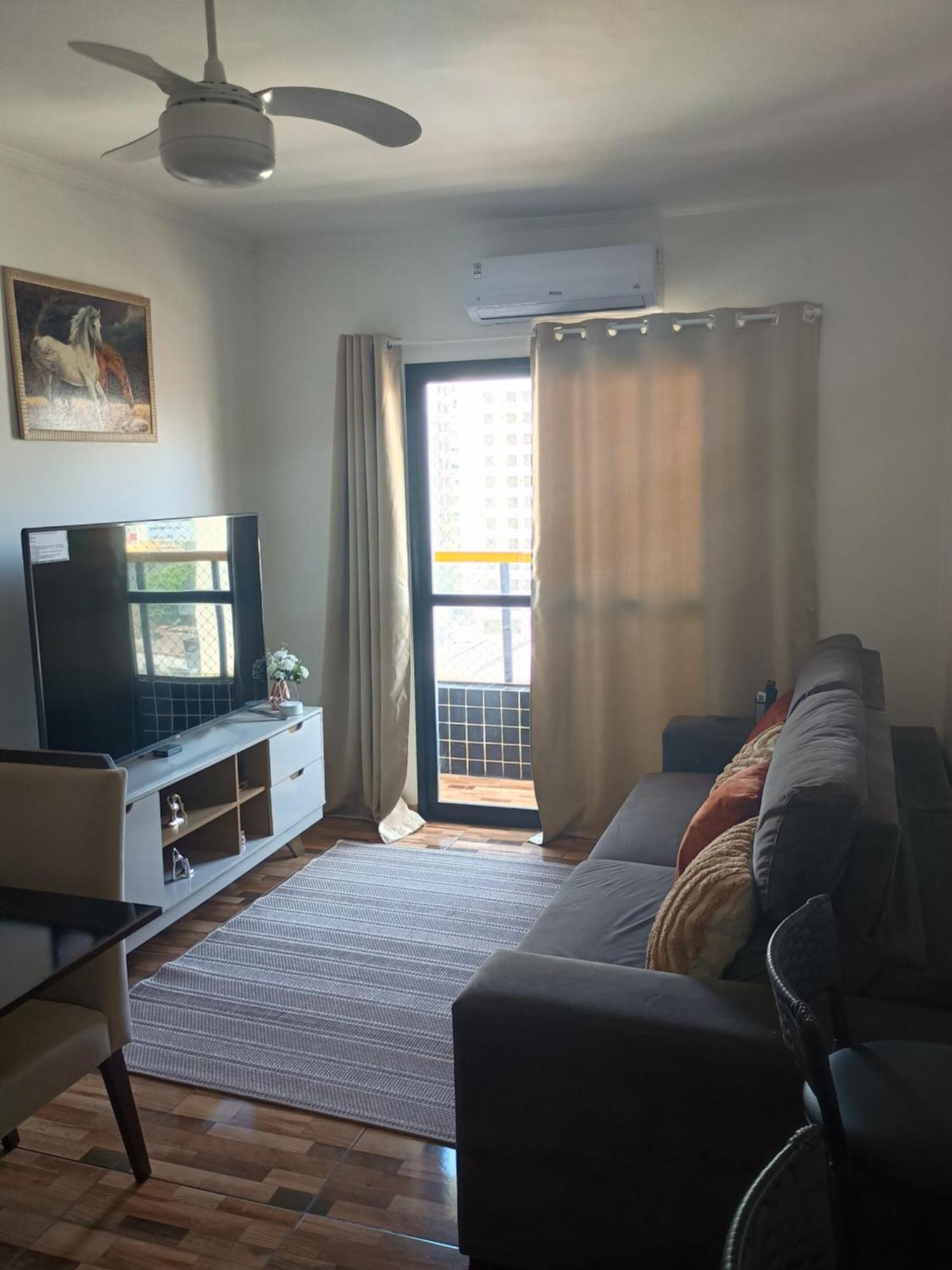 Brisa Do Mar,com Ar Condicionado Wi-fi Net Flix, Globo Play A 50 Metros Da Do Ocian 1 Hospeda Ate 6 Pessoas Nao Fornecemos Roupas De Cama E Banho Com 1 Vaga De Garagem Apartamento Praia Grande (Santos)